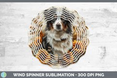 GorgeousAutumn Sunflower Dog Wind Spinner design.