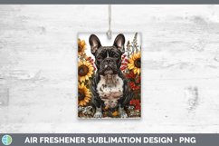 GorgeousAutumn Sunflower Dog Air Freshener design.