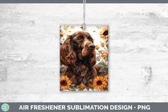 GorgeousAutumn Sunflower Dog Air Freshener design.