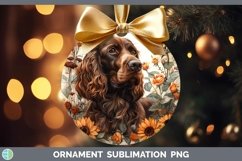 GorgeousAutumn Sunflower Dog Ornament design.
