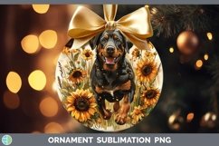 GorgeousAutumn Sunflower Dog Ornament design.
