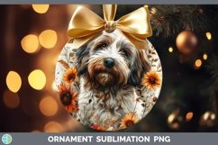 GorgeousAutumn Sunflower Dog Ornament design.