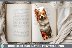 GorgeousAutumn Sunflower Dog Bookmark design.