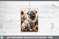 GorgeousAutumn Sunflower Dog Air Freshener design.