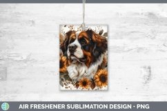 GorgeousAutumn Sunflower Dog Air Freshener design.