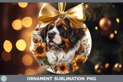 GorgeousAutumn Sunflower Dog Ornament design.