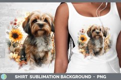 GorgeousAutumn Sunflower Dog Shirt design.