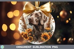 GorgeousAutumn Sunflower Dog Ornament design.