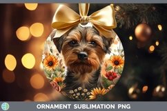 GorgeousAutumn Sunflower Dog Ornament design.