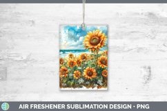 GorgeousAutumn Sunflowers Air Freshener design.