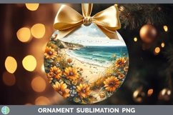 GorgeousAutumn Sunflowers Ornament design.