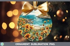 GorgeousAutumn Sunflowers Ornament design.