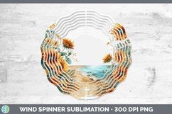 GorgeousAutumn Sunflowers Wind Spinner design.
