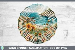 GorgeousAutumn Sunflowers Wind Spinner design.