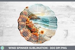 GorgeousAutumn Sunflowers Wind Spinner design.