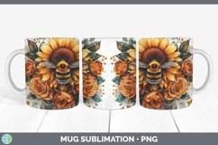 GorgeousAutumn Sunflowers Mug Wrap design.