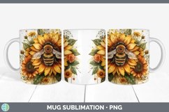 GorgeousAutumn Sunflowers Mug Wrap design.