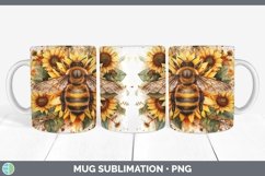 GorgeousAutumn Sunflowers Mug Wrap design.