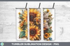 GorgeousAutumn Sunflowers Tumbler design.