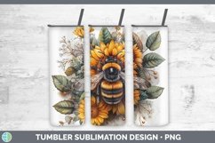 GorgeousAutumn Sunflowers Tumbler design.
