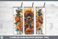GorgeousAutumn Sunflowers Tumbler design.