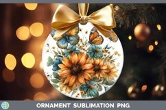GorgeousAutumn Sunflowers Ornament design.