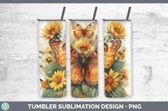 GorgeousAutumn Sunflowers Tumbler design.