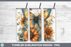 GorgeousAutumn Sunflowers Tumbler design.