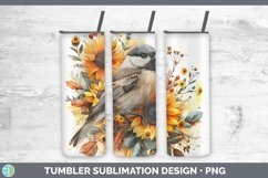 GorgeousAutumn Sunflowers Tumbler design.