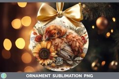 GorgeousAutumn Sunflowers Ornament design.