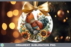 GorgeousAutumn Sunflowers Ornament design.