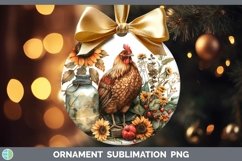 GorgeousAutumn Sunflowers Ornament design.