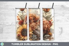 GorgeousAutumn Sunflowers Tumbler design.