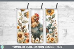 GorgeousAutumn Sunflowers Tumbler design.