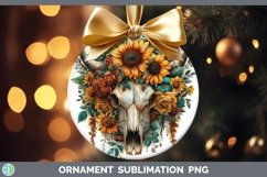 GorgeousAutumn Sunflowers Ornament design.