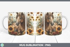 GorgeousAutumn Sunflowers Mug Wrap design.