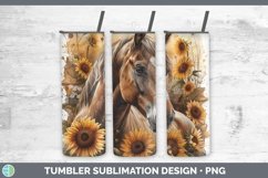 GorgeousAutumn Sunflowers Tumbler design.