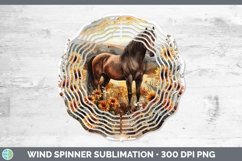 GorgeousAutumn Sunflowers Wind Spinner design.