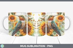GorgeousAutumn Sunflowers Mug Wrap design.