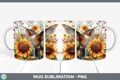 GorgeousAutumn Sunflowers Mug Wrap design.