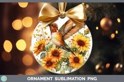 GorgeousAutumn Sunflowers Ornament design.