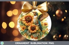 GorgeousAutumn Sunflowers Ornament design.