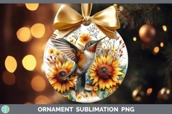 GorgeousAutumn Sunflowers Ornament design.
