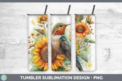 GorgeousAutumn Sunflowers Tumbler design.