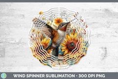 GorgeousAutumn Sunflowers Wind Spinner design.