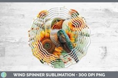 GorgeousAutumn Sunflowers Wind Spinner design.