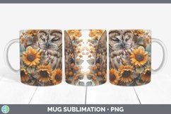 GorgeousAutumn Sunflowers Mug Wrap design.