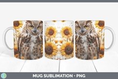 GorgeousAutumn Sunflowers Mug Wrap design.