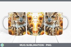 GorgeousAutumn Sunflowers Mug Wrap design.
