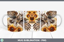 GorgeousAutumn Sunflowers Mug Wrap design.